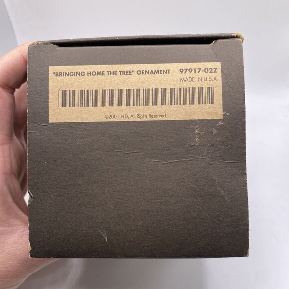 2001 Harley Davidson Christmas Ornament “Bringing Home The Tree” Series 3 LE - Picture 10 of 10